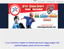 Tablet Screenshot of miamisportsclub.net